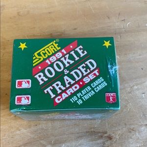 1991 score rookie & traded set! Sealed